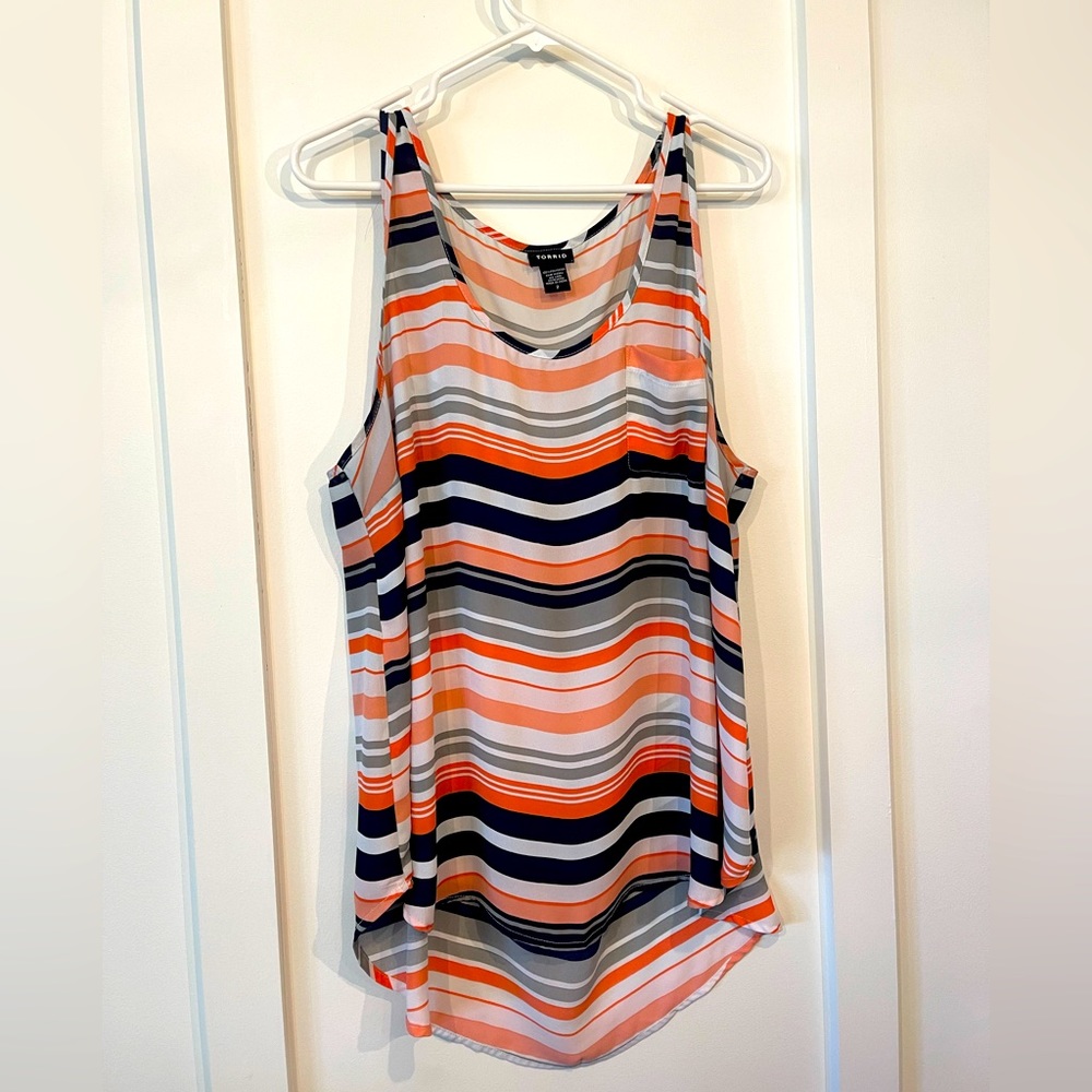 Torrid chiffon tank